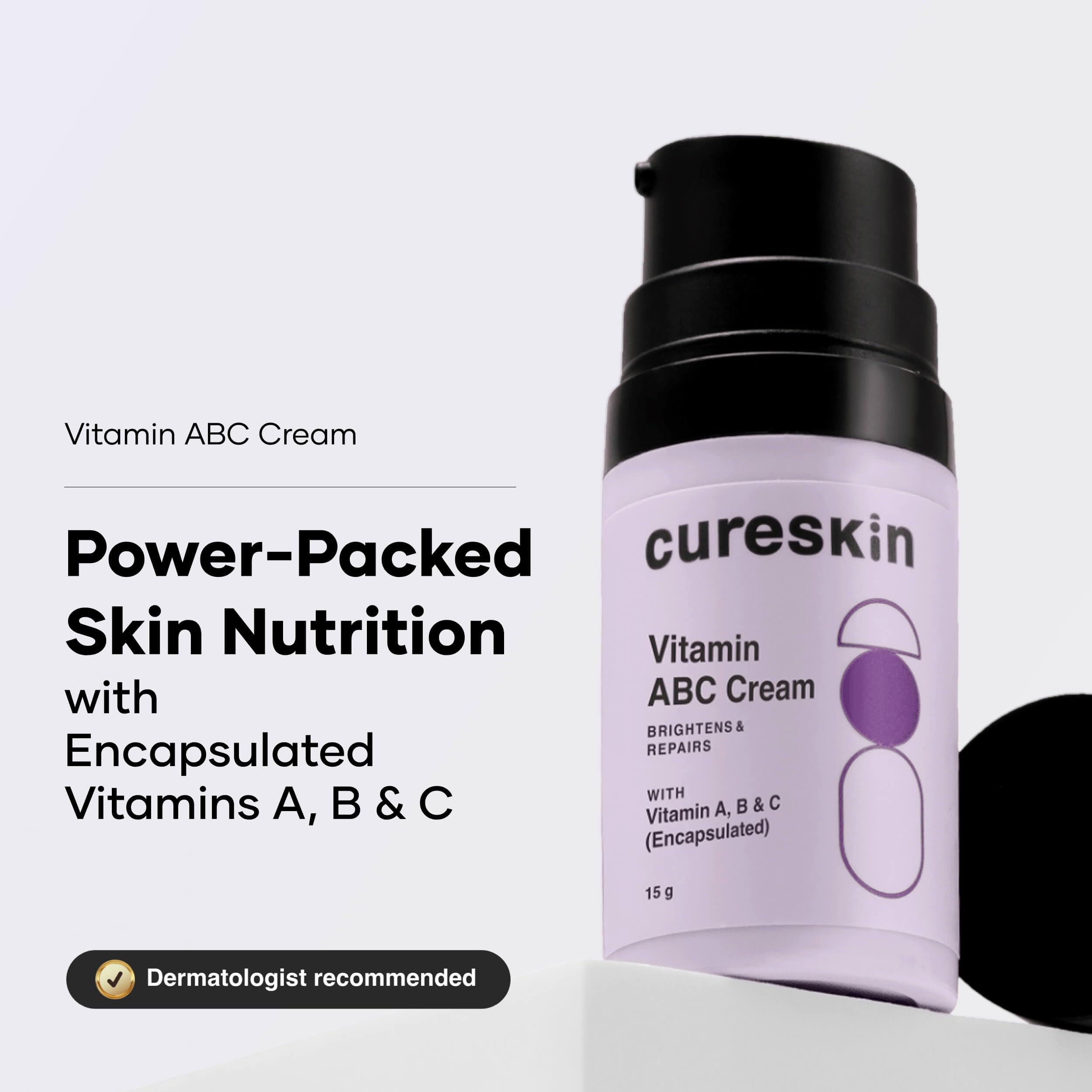 Cureskin Vitamin ABC Cream | Night Repair Cream for Radiant Skin
